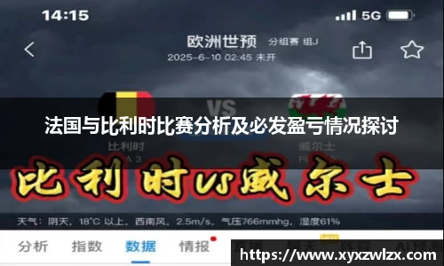 法国与比利时比赛分析及必发盈亏情况探讨